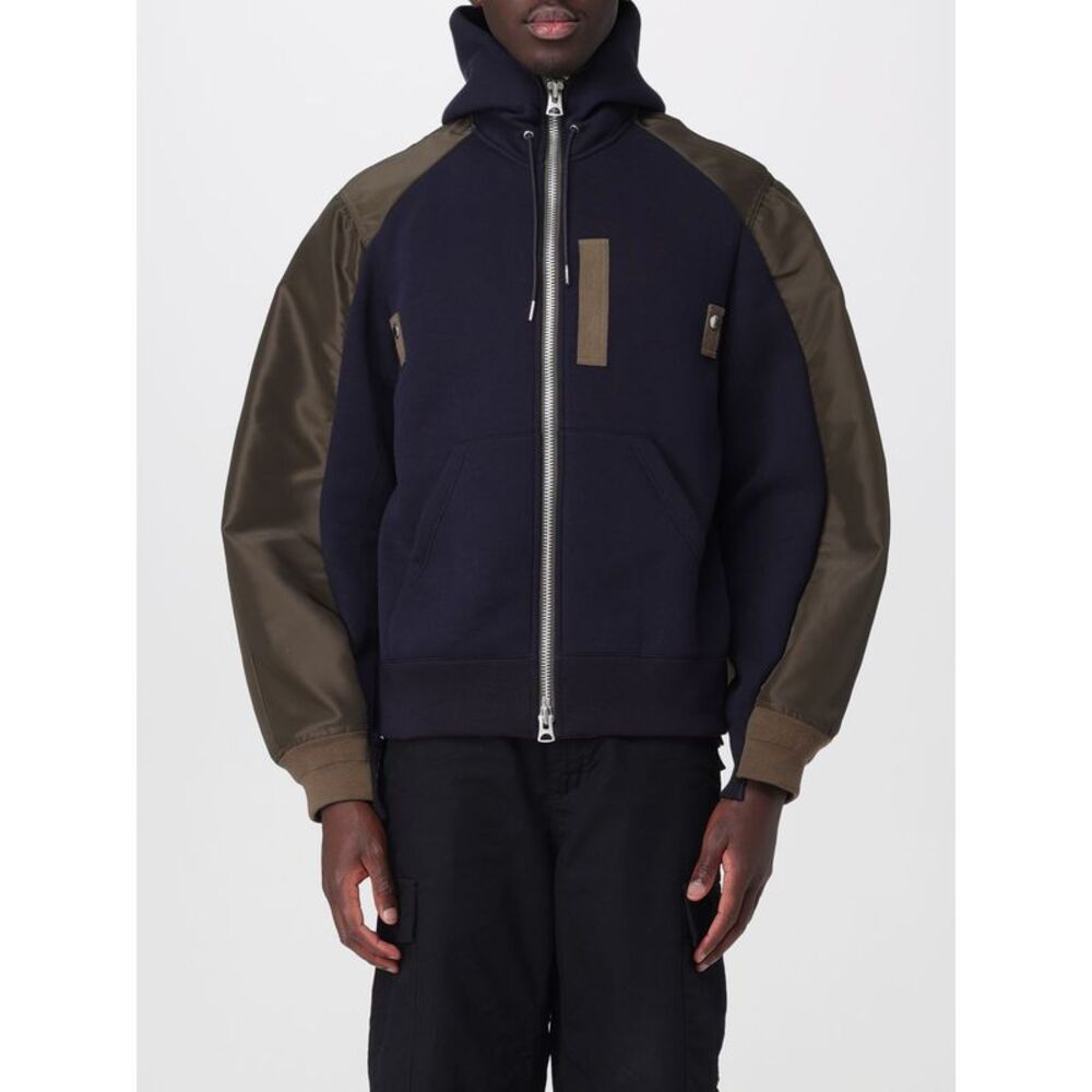 Sacai Sweatshirt Men Navy